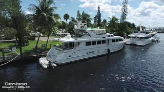 103 Broward Motoryacht Walkthrough THREE KINGS [upl. by Pearle806]