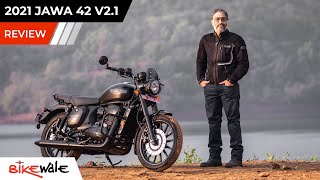 2021 Jawa 42 21 BS6 Review  What is New Why Should You Care And Is It Worth Buying  BikeWale [upl. by Hayikaz]