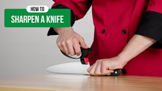 How to Use a Knife Sharpener [upl. by Asiled]