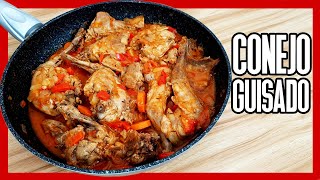 😋 Receta de CONEJO GUISADO ► Cómo Hacer CONEJO en SALSA Fácil [upl. by Suiremed]