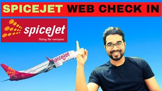 How To Spicejet Web Check In  Spicejet Boarding Pass Download [upl. by Rutter]