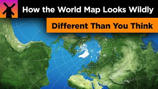 How the World Map Looks Wildly Different Than You Think [upl. by Elfstan83]