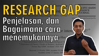 TIPS MENCARI KESENJANGAN PENELITIAN  IDENTIFYING RESEARCH GAPS [upl. by Filomena234]