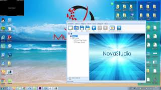 NOVA Studio changing the software display window dimension and displaying program [upl. by Minnaminnie485]