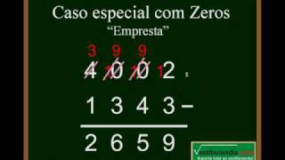 Matematica Zero  Aula 2 Subtração [upl. by Pond]