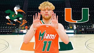 I Went On A D1 Basketball Visit At The University Of Miami [upl. by Minne995]