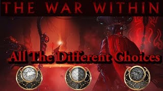 Warframe  The War Within Quest  All The Different Dialogue Choices SunNeutralMoon [upl. by Rebor124]