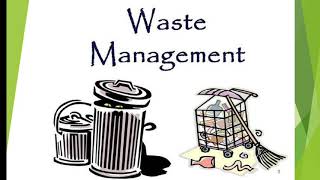 A presentation on waste management [upl. by Yessac]