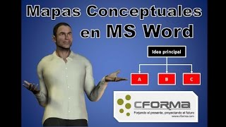 Cómo hacer Mapas Conceptuales en Word [upl. by Blatt892]