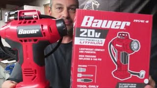 Harbor Freights Bauer Cordless Tire Inflator TestReview [upl. by Ardnued]