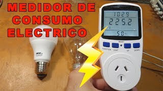 MEDIDOR DE CONSUMO ELECTRICO  POTENCIA [upl. by Hoopes]