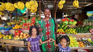 What 10 Gets Inside Ugandas ORGANIC Markets 🇺🇬 Cooking Traditional Village Foods  Matoke Kawunga [upl. by Sauncho]