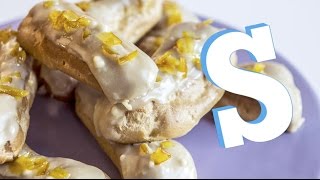 How To Make Caramel Eclairs Recipe  Homemade by SORTED [upl. by Hartman]