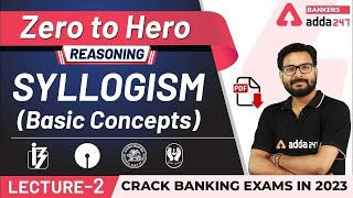 Syllogism Basic Concepts  Reasoning  Adda247 Banking Classes  Lec 2 [upl. by Higley]