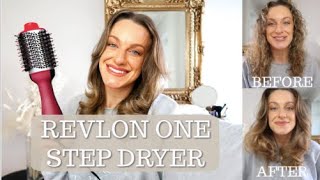 REVLON ONESTEP HAIR DRYER  Review amp Tutorial [upl. by Yenittirb266]