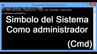 3 Maneras de ejecutar símbolo del sistema como Administrador Windows 10 y 81 [upl. by Eetsirk]