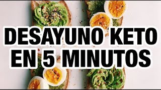 🍳☕️ DESAYUNO KETO EN 5 MINUTOS  KETO BREAKFAST  Manu Echeverri [upl. by Namajneb]