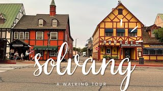 Solvang Danish Village in California  Walking Tour [upl. by Vivie]