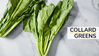 COLLARD GREENS 101  RECIPE  how to buy store  cook collards [upl. by Nivad]