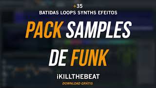 Pack Samples de Funk  Download Grátis Batidas  Loops  Synths [upl. by Ahsenrac802]