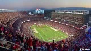 Official San Francisco 49ers Levis Stadium TimeLapse [upl. by Eniahpets452]