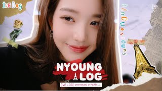 IVE LOG WONYOUNG in PARIS 🐰 │NYOUNG LOG [upl. by Aikemaj]