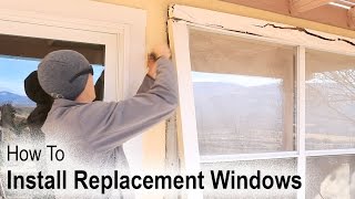 How to Install A Replacement Window On A House With Wood Siding [upl. by Martens855]