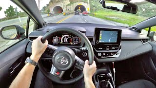 2023 Toyota GR Corolla  POV Street Driving Impressions [upl. by Bikales]