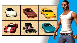 How to get all Sports Cars in GTA San Andreas [upl. by Garland128]