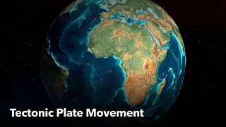 Animated Maps Tectonic Plate Movement [upl. by Maurene]