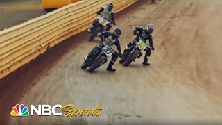 American Flat Track Port Royal HalfMile  EXTENDED HIGHLIGHTS  81521  Motorsports on NBC [upl. by Ruyam]