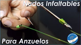 Nudos para anzuelos Empatillados MUY FÁCILES Y RESISTENTES [upl. by Yedrahs971]