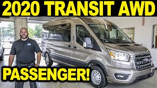 2020 Ford Transit Passenger Van AWD  Exterior amp Interior REVIEW [upl. by Naujik]