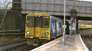 Half an Hour at 216  Birkenhead North Station 1022017  Class 507 508 terminus [upl. by Nauqes491]