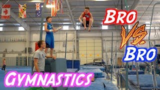 Bryton Vs Ashton Bro Gymnastics Challenge [upl. by Ottie]