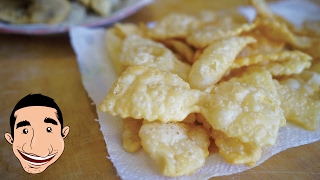 NONNA’S CHIACCHIERE RECIPE  How to Make Italian Fried Cookies  CROSTOLI [upl. by Bik303]