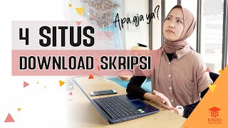 4 Situs Website Terbaik Donwload Skripsi Gratis FREE [upl. by Aicilaanna424]