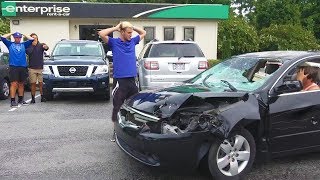 Returning Destroyed Rental Cars Prank [upl. by Condon]