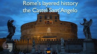 Romes layered history the Castel SantAngelo [upl. by Nauqe]