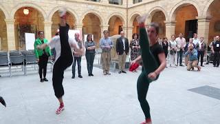 Basque Dance at Basque Museum in Bilbao [upl. by Akcimehs978]