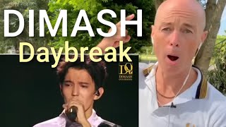 DIMASH ‘Daybreak Vocal Coach Reaction [upl. by Anoyek315]