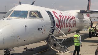 SpiceJet Q400 SpiceMax Review Bangalore to Pondicherry [upl. by Annoved384]