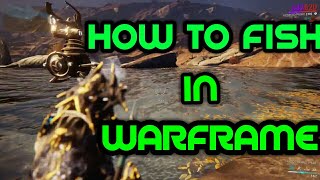 How and Where to Fish in Warframe  Warframe Plains of Eidolon Beginners Guide [upl. by Barren741]