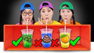 Mystery Drink Challenge DONA Mukbang [upl. by Suolhcin]