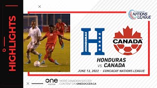 HIGHLIGHTS Honduras vs Canada in Concacaf Nations League June 13 2022 [upl. by Siver389]