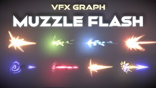 Unity VFX Graph  Muzzle Flash Effect Tutorial [upl. by Rena]