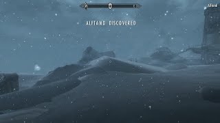 Skyrim  Alftand Glacial Ruins No Commentary [upl. by Hakaber]