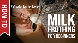 How To Milk Frothing for Beginners 5 Tips [upl. by Assecnirp718]