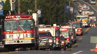 Shartlesville Community Fire Co 20th Annual Lights amp Sirens Parade [upl. by Marybella812]