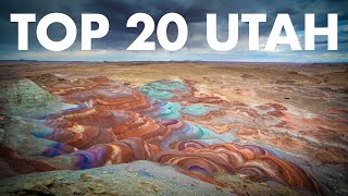 TOP 20 PLACES IN UTAH YOU NEED TO VISIT [upl. by Ihsar]